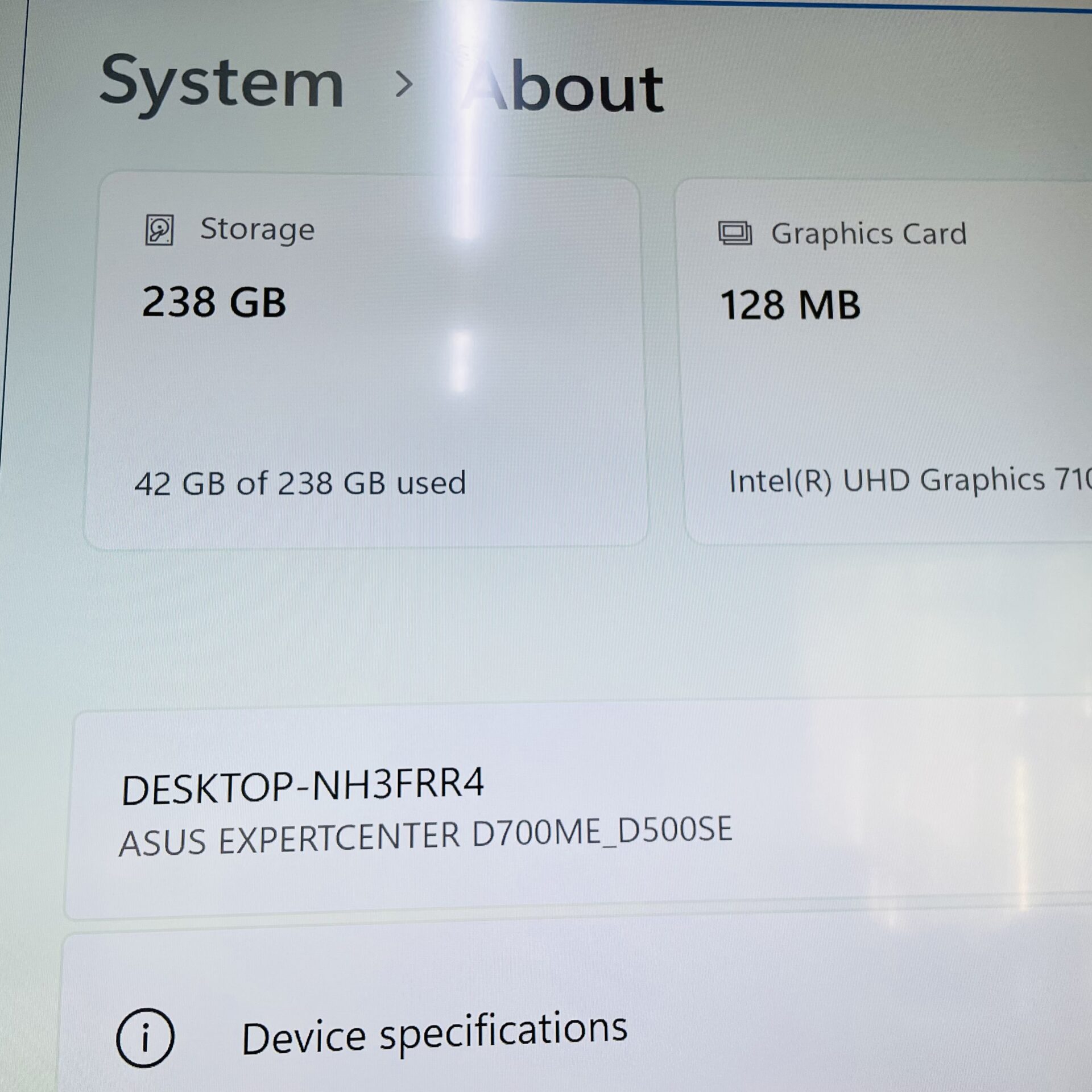 Asus ExpertCenter D5 SFF Desktop PC "Celeron G6900 " 3.40 GHz 8GB RAM 256GB SSD NVMe Black - Image 12