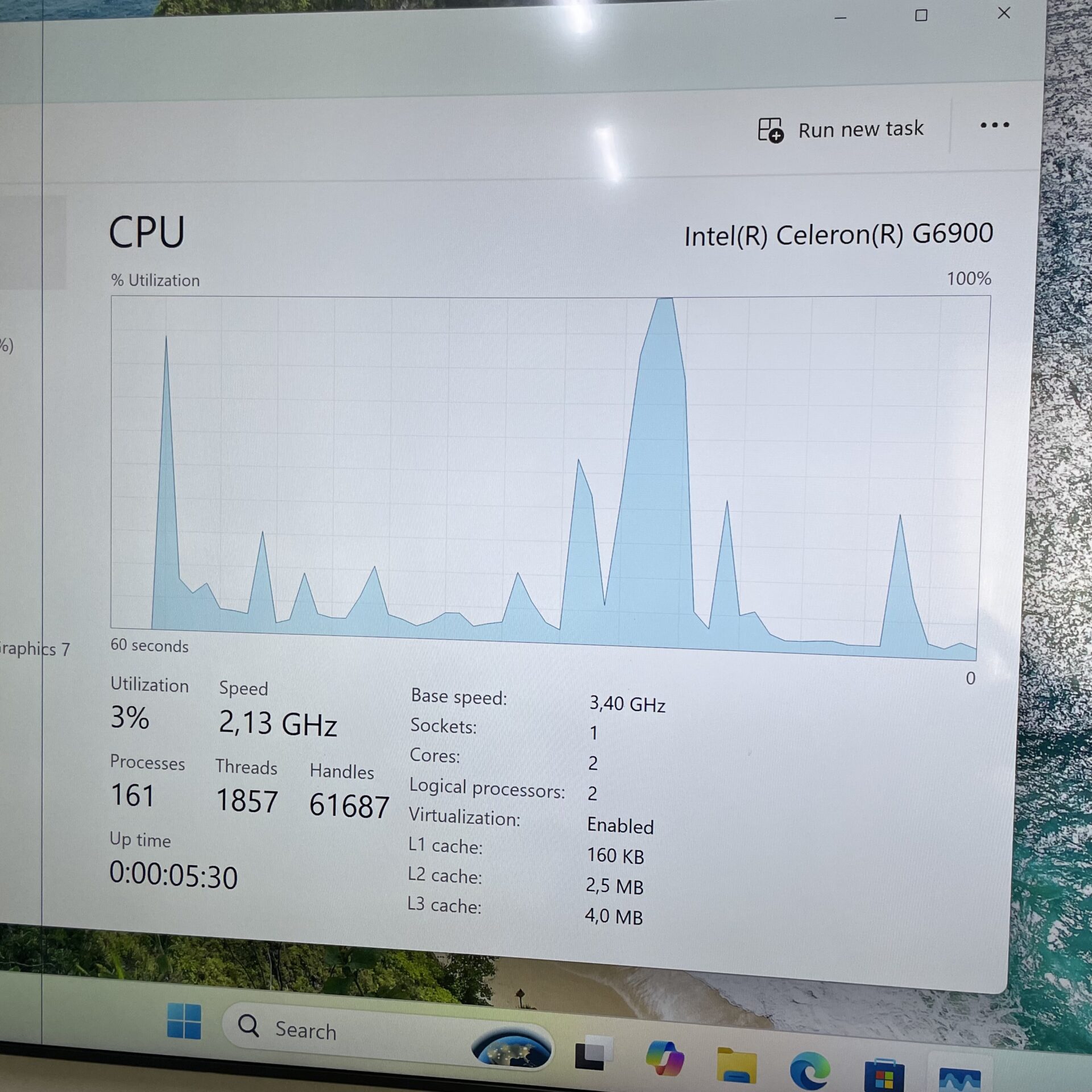 Asus ExpertCenter D5 SFF Desktop PC "Celeron G6900 " 3.40 GHz 8GB RAM 256GB SSD NVMe Black - Image 17