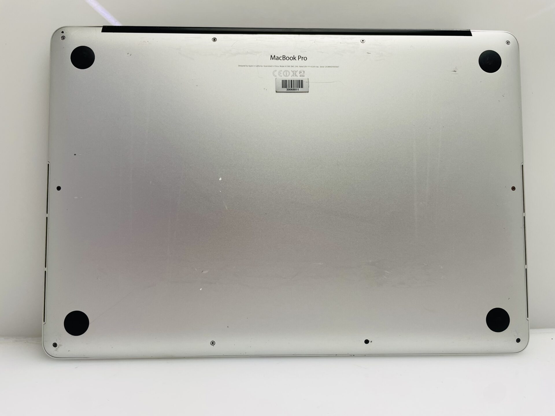 Apple Macbook Pro 15-Inch "Core i7" 2.3GHz (Late 2013) 16GB 512GB SSD Silver - Camera Not Working And Hinge Damage - Image 7