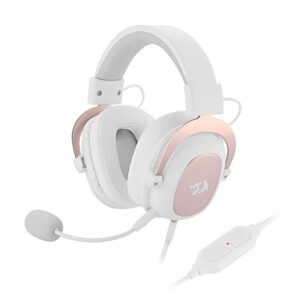 REDRAGON Over-Ear ZEUS 2 USB Gaming Headset - White - Unboxed