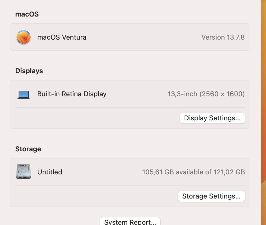 Apple MacBook Pro 13-Inch “Core i5” 2.3GHz (2017) 8GB RAM 128GB SSD Silver (Grade B) - Minor Bright Spots - Image 13