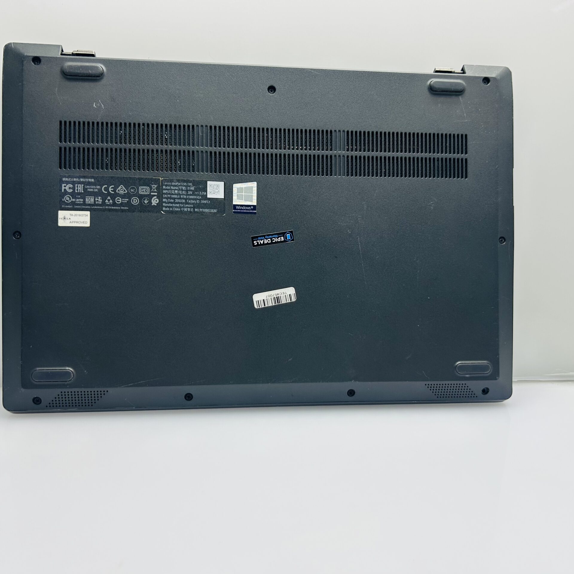 Lenovo IdeaPad S145 8th Gen "Core i3" 2.10GHz 12GB RAM 256GB SSD SATA Black (Grade B) - Hinge Damage - Image 11