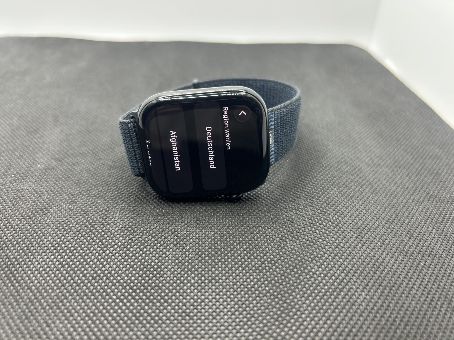 Apple Watch Series 10 42mm LTE Jet Black (Grade A) - With Blue Nylon Straps - Image 3