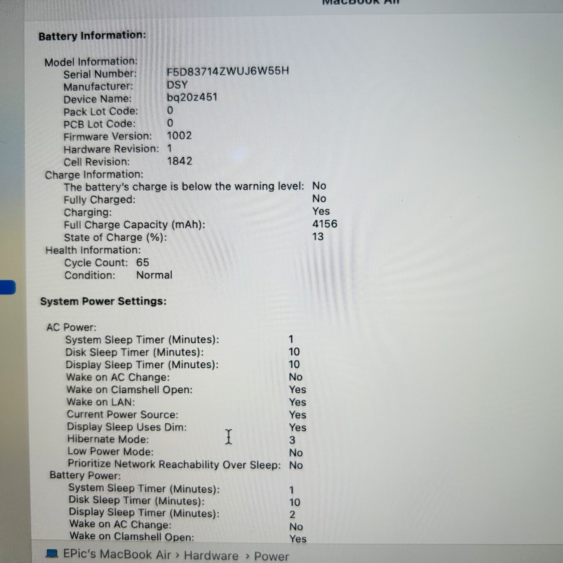 Apple MacBook Air 13-Inch “Core i5” 1.60GHz (Late 2018) 8GB RAM 128GB SSD Silver (Grade B) - Image 14