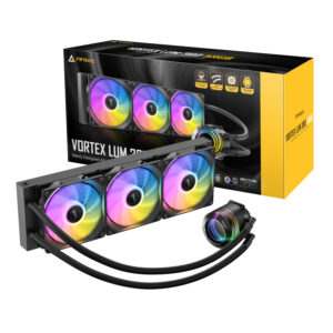 Antec VORTEX LUM 360 ARGB AIO CPU Liquid Cooler - Black - Unboxed