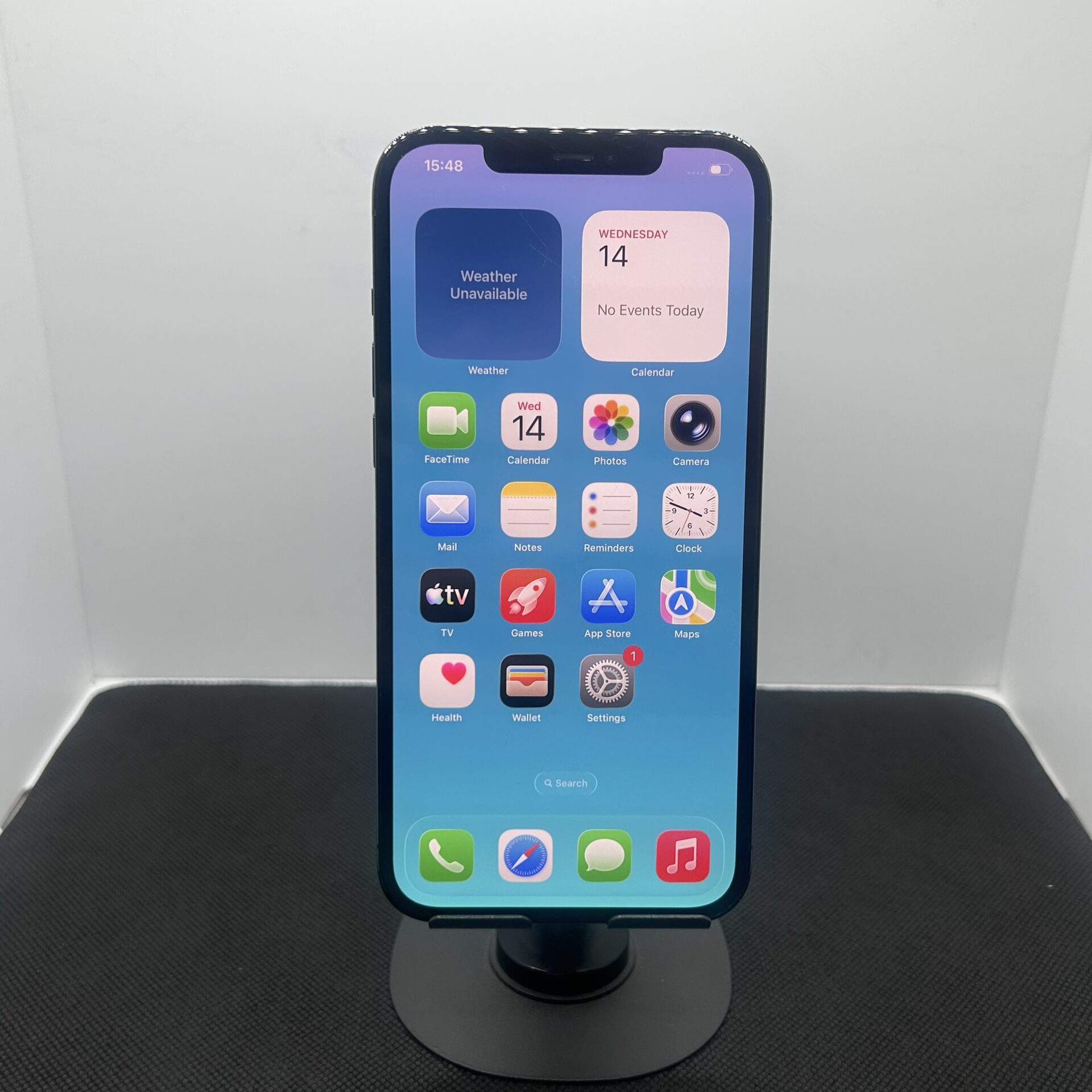 Apple iPhone 12 Pro Max 256GB Pacific Blue - (Grade B) - Bent Phone - Image 3