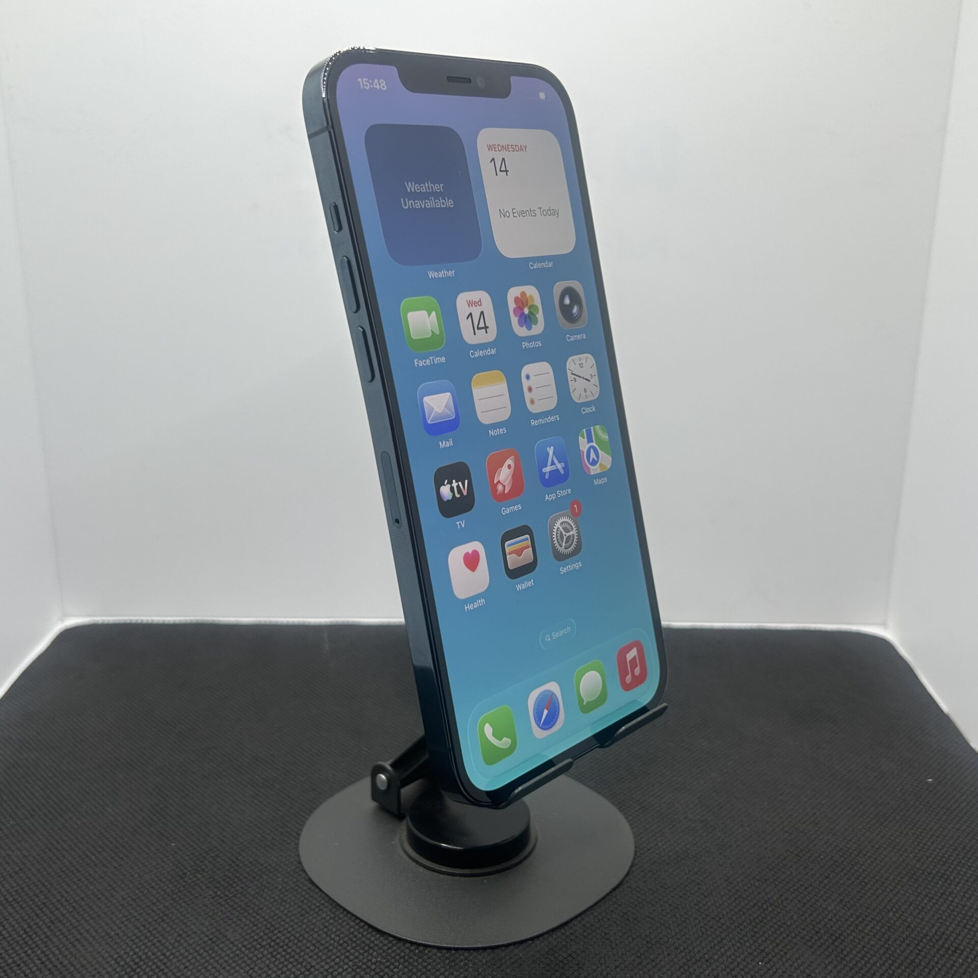 Apple iPhone 12 Pro Max 256GB Pacific Blue - (Grade B) - Bent Phone - Image 2