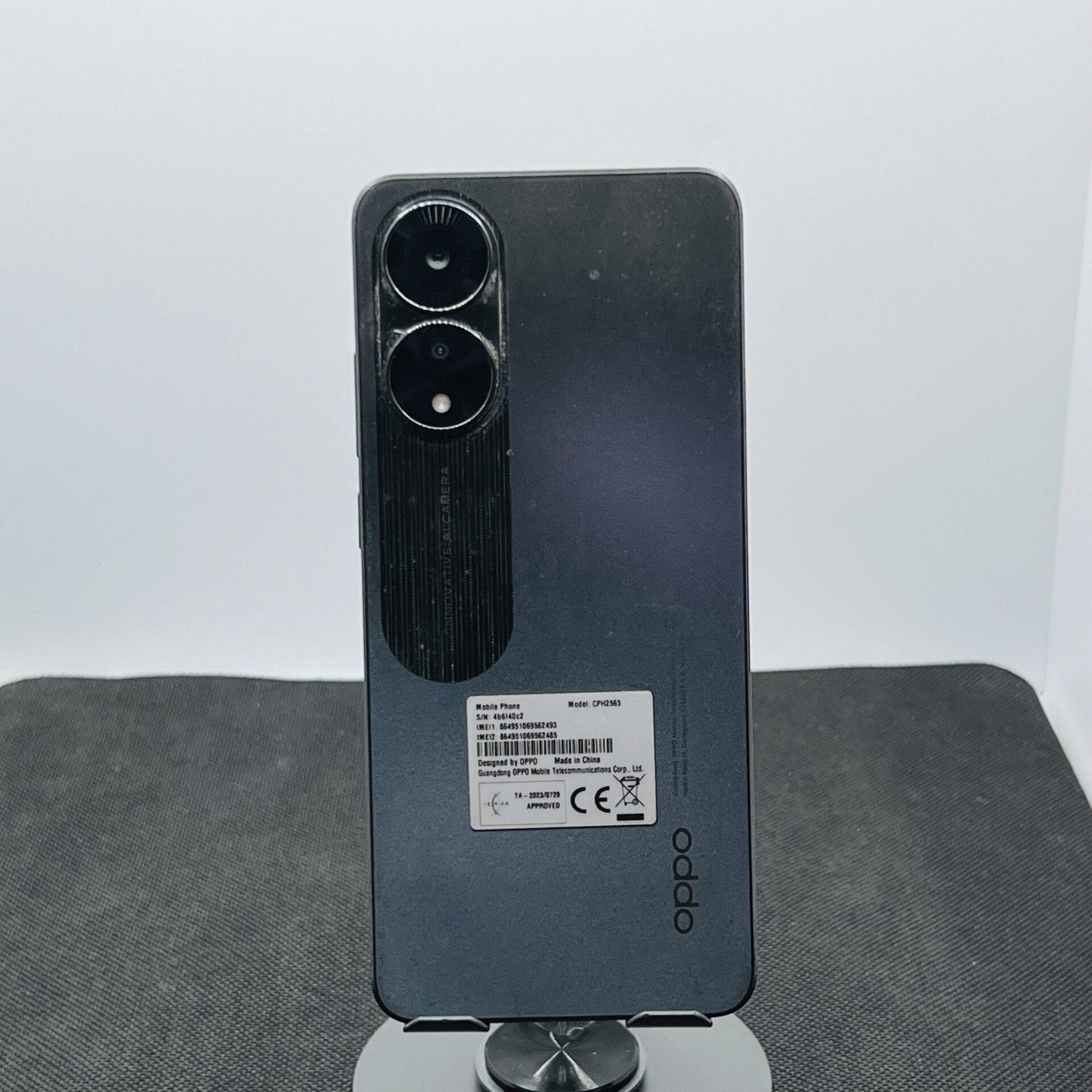 Oppo A78 256GB Mist Black (Grade B) - Minor LCD Burn - Image 8