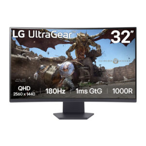LG UltraGear 32" QHD VA Curved Gaming 180Hz 1ms - Unboxed