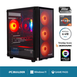 PCBuilder Ryzen 5 5500 SCOUT Windows 11 Gaming PC - Unboxed